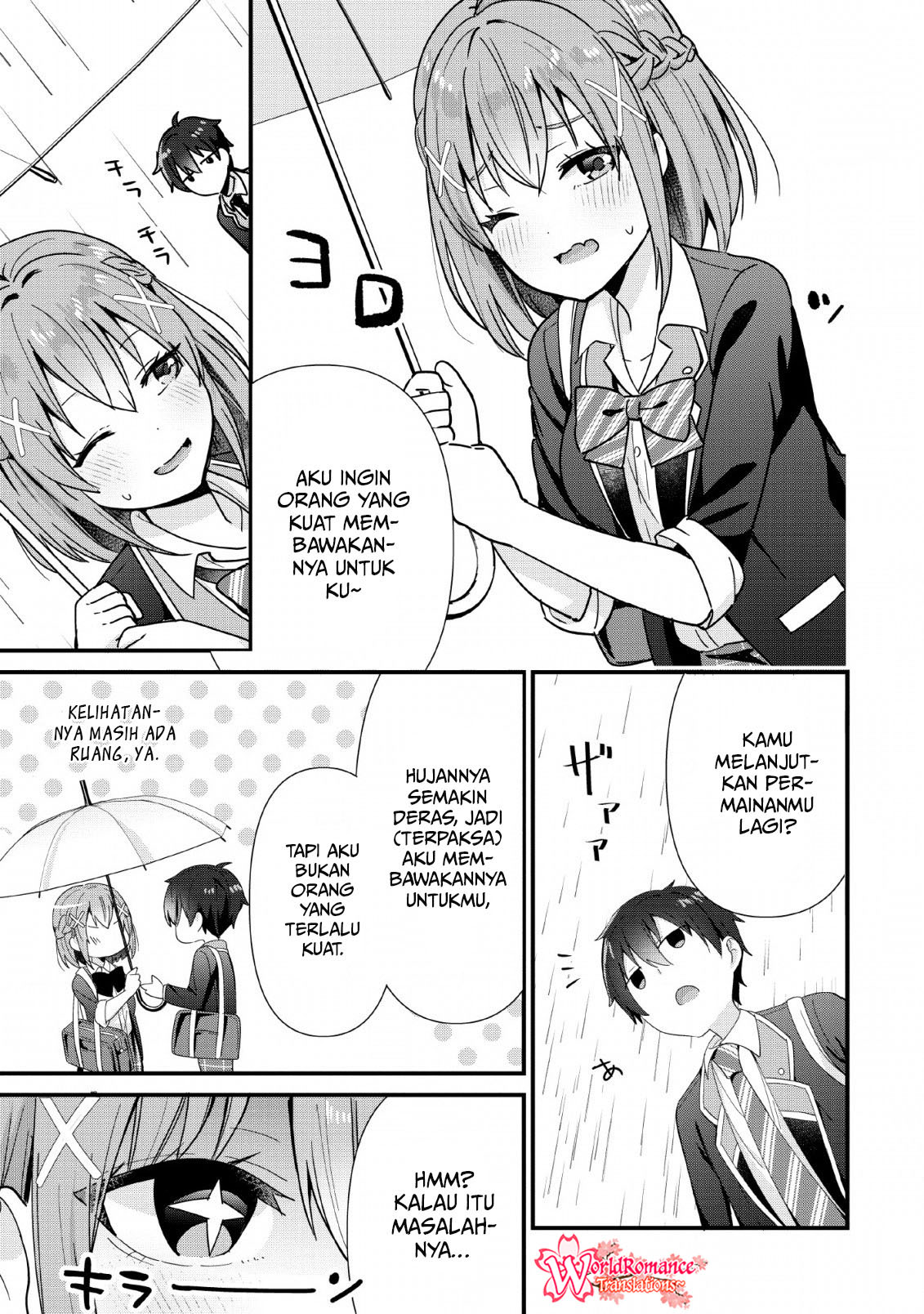 The Cute Girl Sitting Next to Me Is Trying to Make Me Fall in Love With Her as a Way to Ridicule Me, but the Tables Were Turned on Her Before She Knew It Chapter 02 Gambar 20